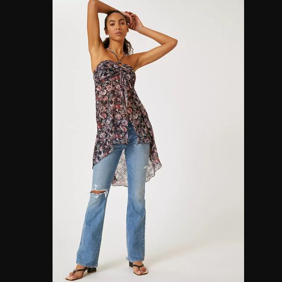 New Anthropologie Open-Front Halter Top - XS - Elegant & Chic - Picture 5 of 7